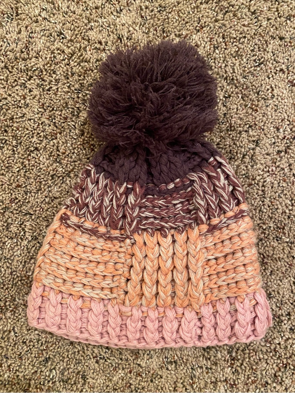 Sleeping on Snow Winter Hat